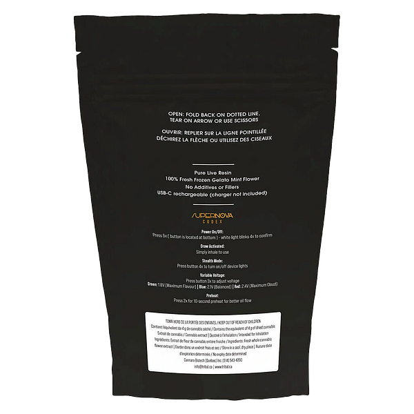 Tribal - Triple Burger Supernova Live Resin All In One Vape