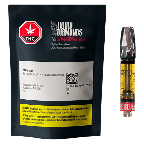DEBUNK - Strawnana Liquid Diamonds 510 Thread Cartridge