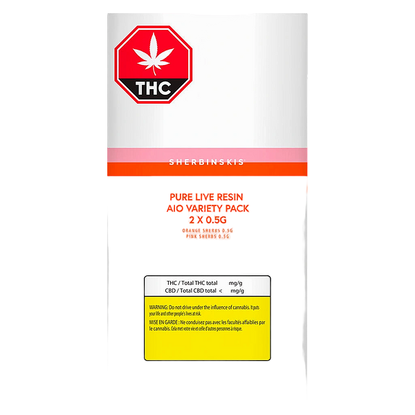 Sherbinskis - Pure Live Resin AIO Variety Pack
