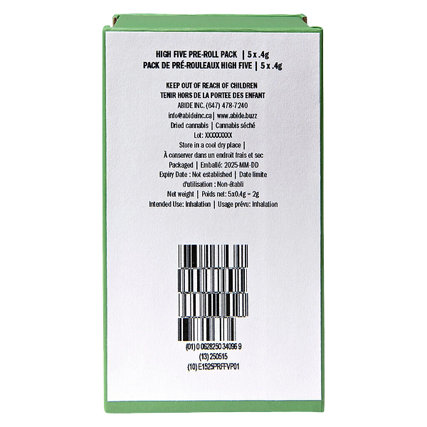 Abide - High Five Pre Roll Pack