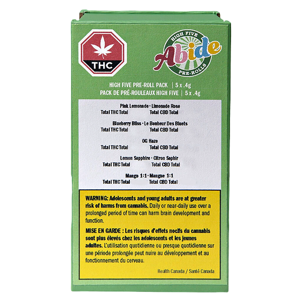 Abide - High Five Pre Roll Pack