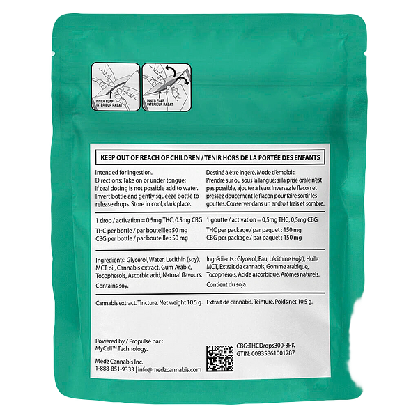 MOD - Cbg:Thc Drops 300