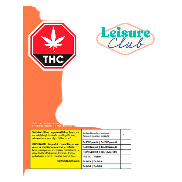 Leisure Club - Tangerine Splash Live Rosin Vip Sativa Multi Pack