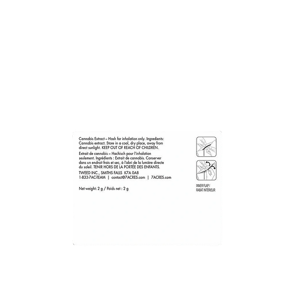 7ACRES - Sour Tangerine Live Resin Hash