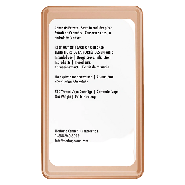 Adults Only - Crème Royale Kush Nsfw Liquid Blunt Dia 510 Thread Cartridge