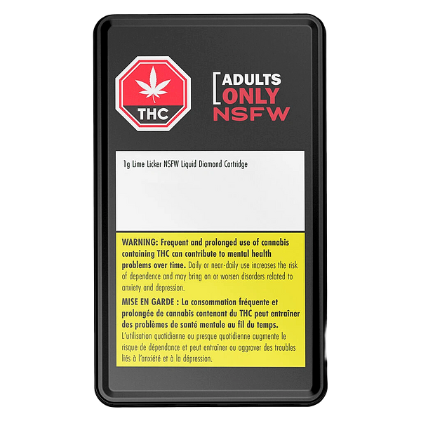 Adults Only - Lime Licker NSFW Liquid Diamond 510 Thread Cartridge