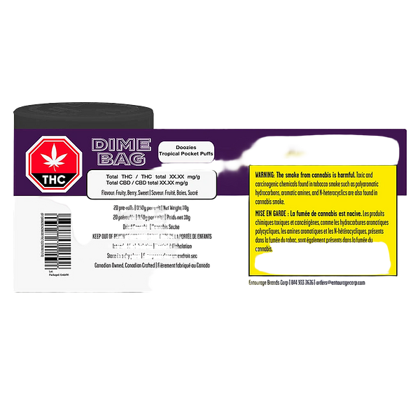 Dime Bag - Doozies Tropical Pocket Puffs Pre Roll