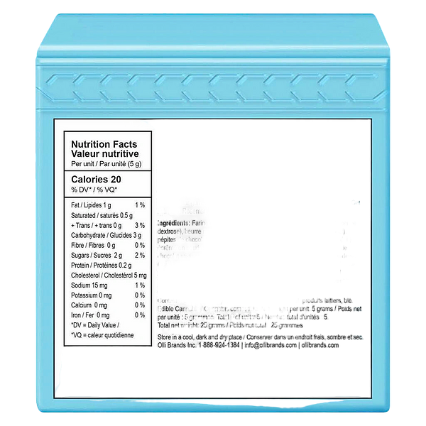 Ollie Baked - 50 Thc Mini Oatmeal Chocolate Chip Cookies