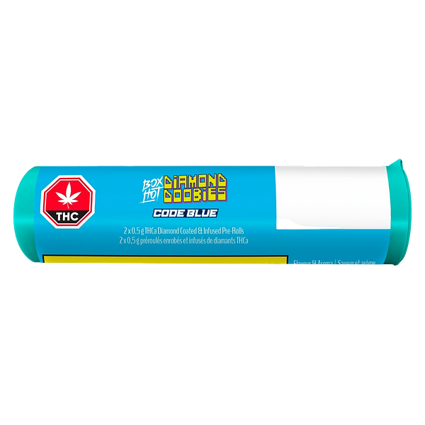 BOXHOT - Diamond Doobies - Code Blue Infused Pre-Roll 