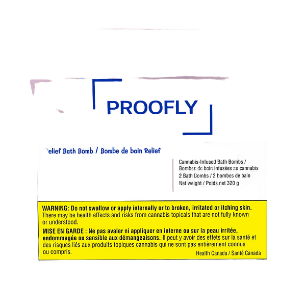 Proofly - Relief Bath Bomb