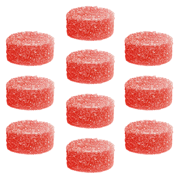 SHRED'EMS - Red Apple Peach Max10 Party Pack 100 Thc Gummies