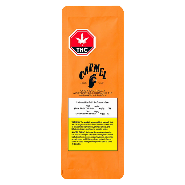 Carmel - Cndy Gas Face X Masterpiece Ceramic Tip Infused Pre Roll