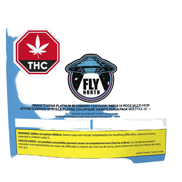 Fly North - Space Tokens Platinum Blueberry Live Rosin Indica Multi Pack
