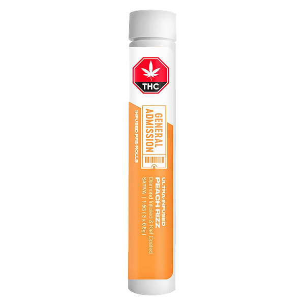 General Admission - Peach Rizz Diamond Infused Pre Roll