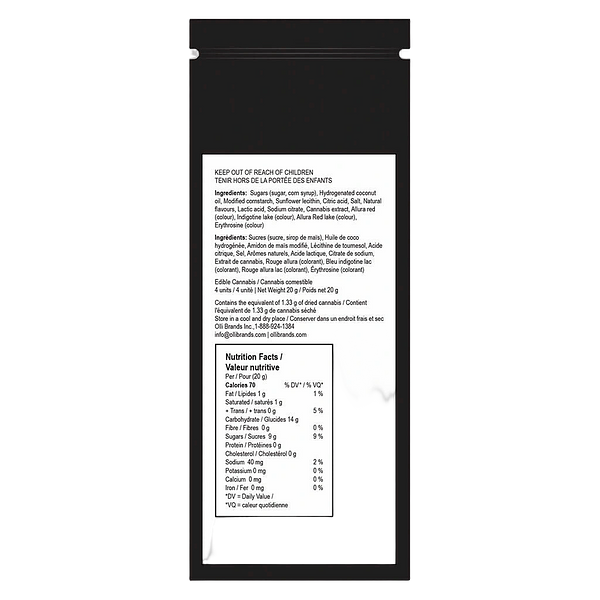 Twiddles - Original Purple Grape 3:1 CBN/THC