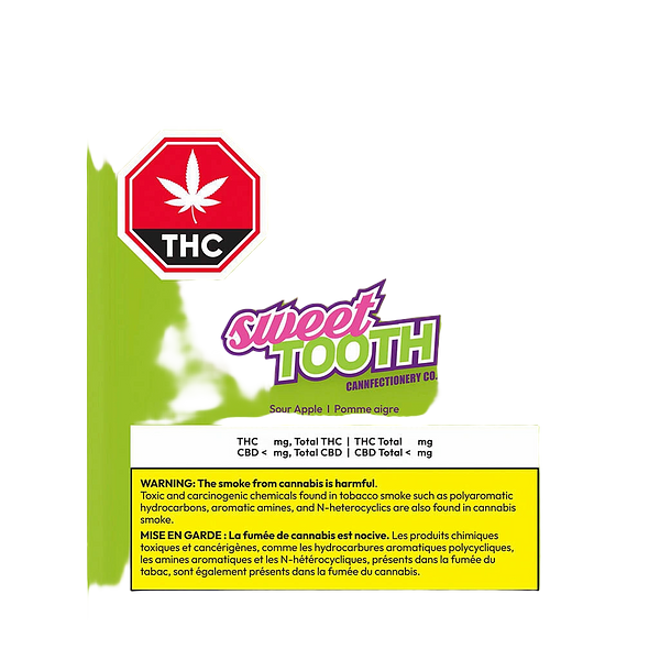 SWEET TOOTH CANNFECTIONERY CO. - Sour Apple Gummies