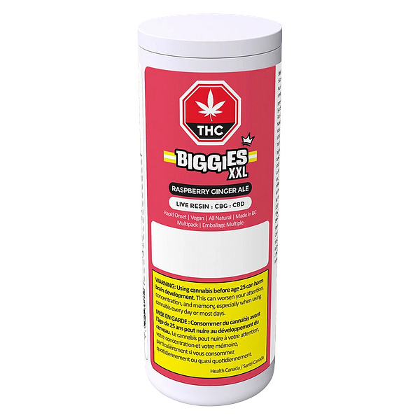 BIGGIES - Raspberry Ginger Ale Multipack