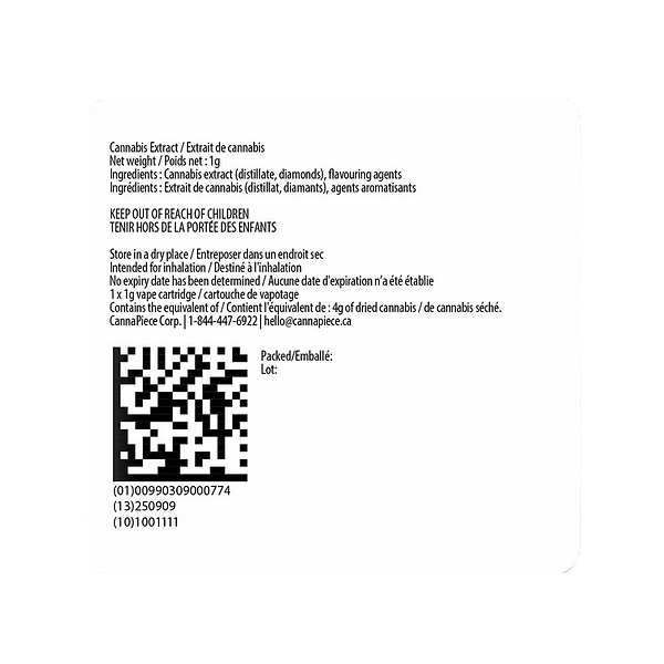 Queen of Bud - Blue Topaz Liquid Crystals All In One Vape