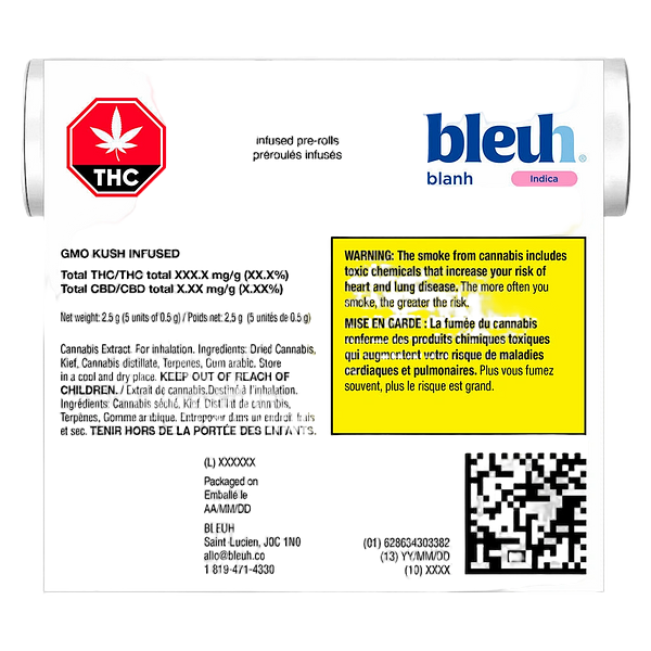 Blanh - Gmo Kush Infused Infused Pre Roll
