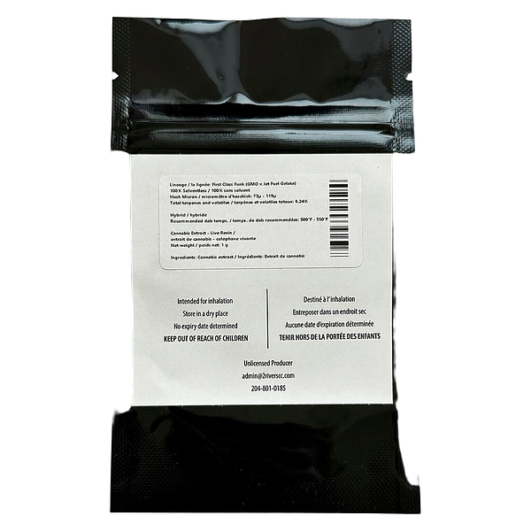 Unlicensed Producer - Single Source Live Rosin