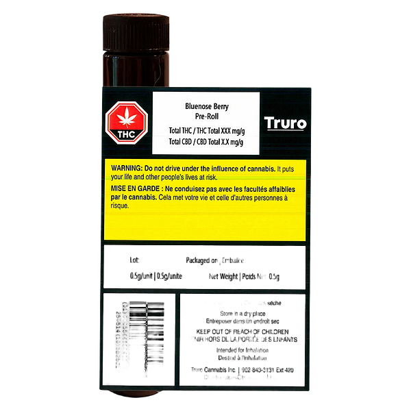 Truro - Bluenose Berry Pre-Roll