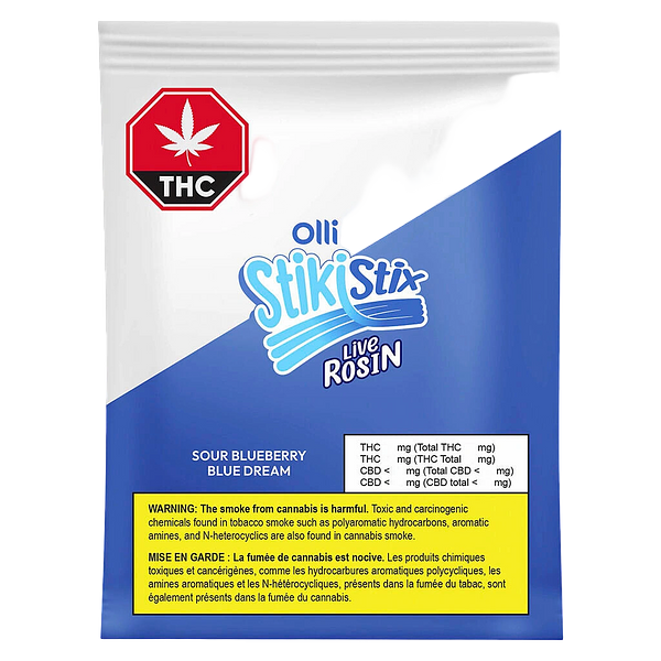Olli StikiStix - Live Rosin Sour Blueberry Blue Dream