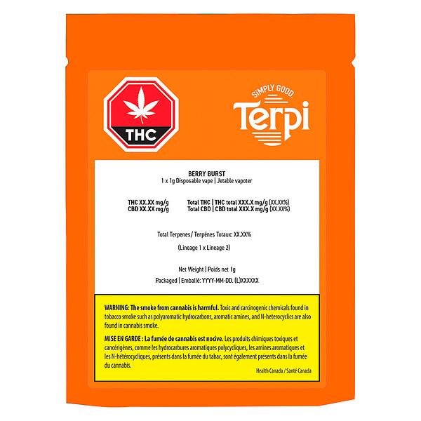 TERPi - Berry Burst AIO Disposable image 2