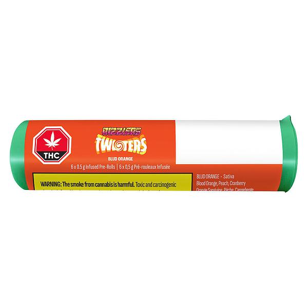 RIZZLERS - Twisters - Blud Orange Infused Pre-rolls image 2