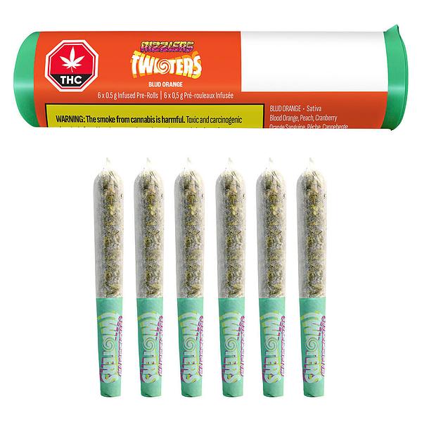 RIZZLERS - Twisters - Blud Orange Infused Pre-rolls image 4