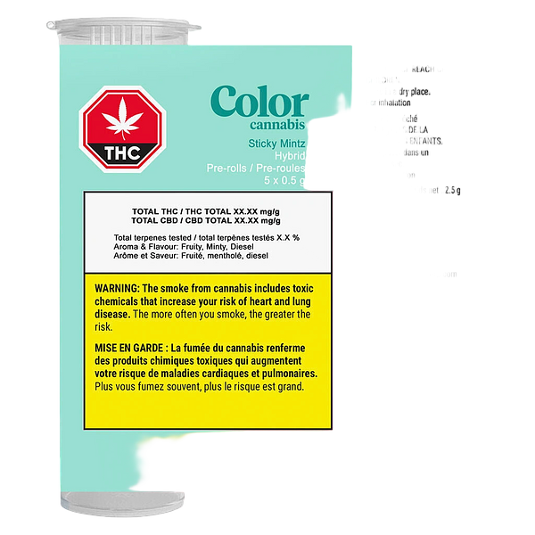Color Cannabis - Sticky Mintz Pre Roll