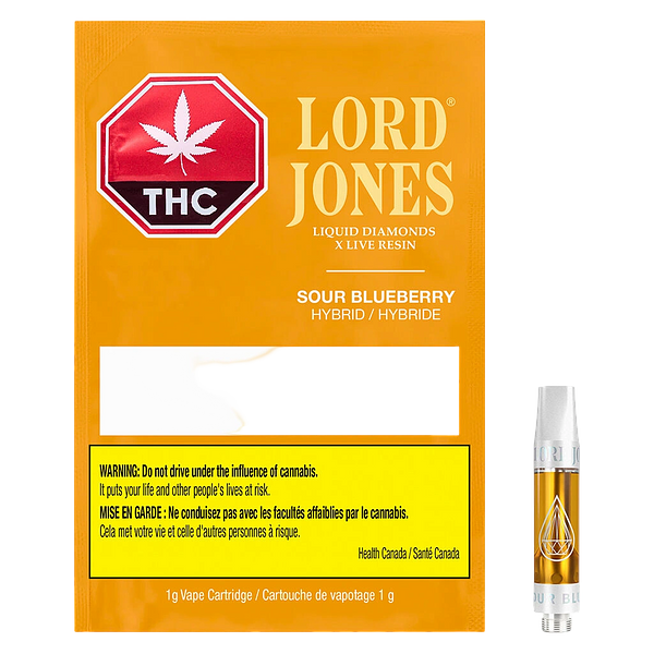 Lord Jones - Sour Blueberry Liquid Diamonds x Live R 510 Thread Cartridge