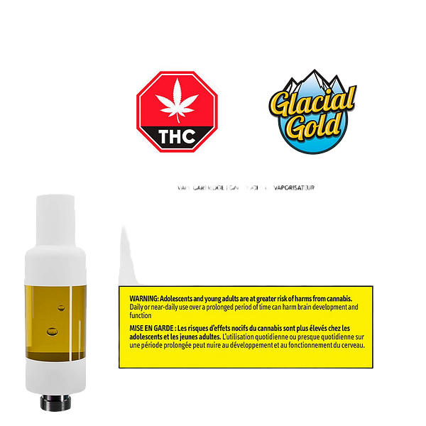 Glacial Gold - Pure Distillate 510 Thread Cartridge
