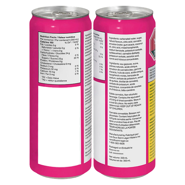 Cookies x Green Monké - Lychee Cannabis-Infused Carbonated Beverage