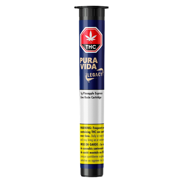 Pura Vida - Pineapple Express Live Resin 510 Thread Cartidge