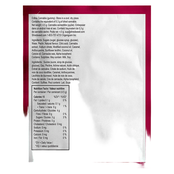 SHRED'EMS - Cherry Cola Party Pack 100 Thc Gummies