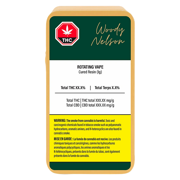 Woody Nelson - Rotating Vape 510 Thread Cartridge