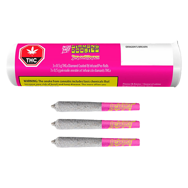 BOXHOT - Diamond Doobies - Dragon's Breath Infused Pre Roll