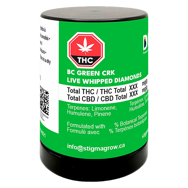 Dab Bods - Bc Green CRK Live Whipped Diamonds