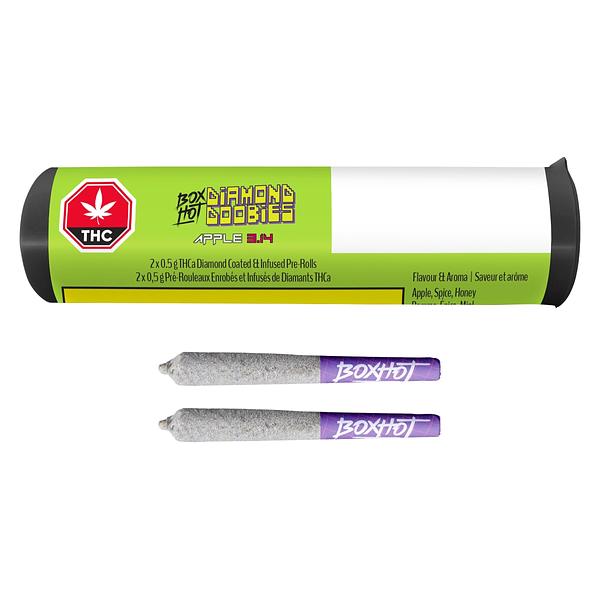 BOXHOT - Diamond Doobies - Apple 3.14 Infused Pre Roll image 4