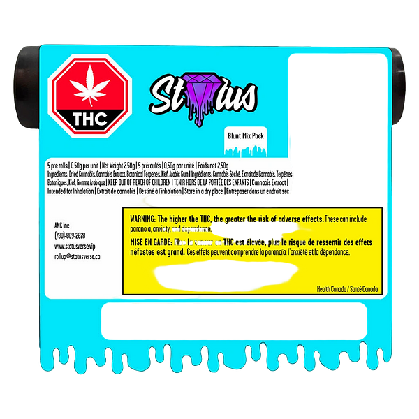 Status - Liquid Diamond Infused Kief Coated Blunt Mix Pack