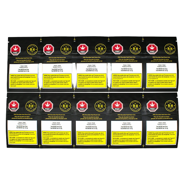 Rosin Heads - Hash Rosin Coins - Cookies and Cream