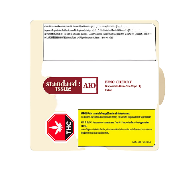 Standard Issue - Bing Cherry All-in-One Vape