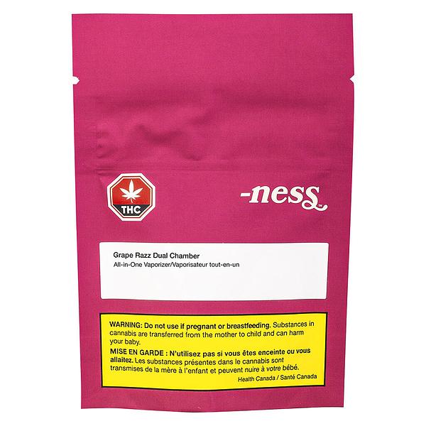 -ness - Grape Razz Dual Chamber Two In One AIO Vape image 2