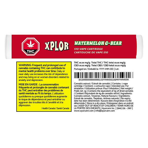 XPLOR - Watermelon G-Bear 510 Thread Cartridge image 3