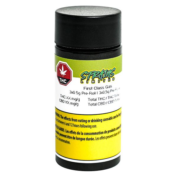 Strains Limited - First Class Gas Pre-Rolls image 2