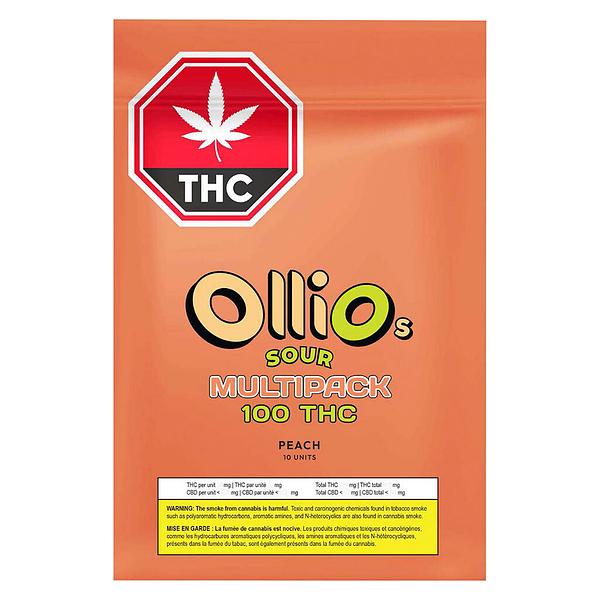 Olli O's - 100 Thc Multipack Sour Peach Gummies image 2