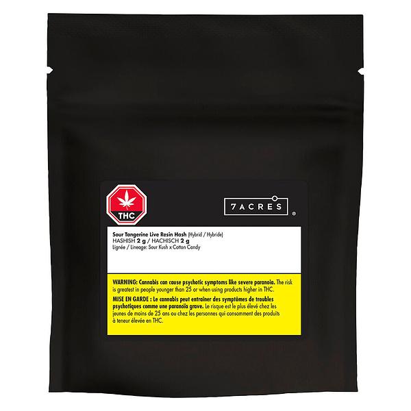 7ACRES - Sour Tangerine Live Resin Hash image 2