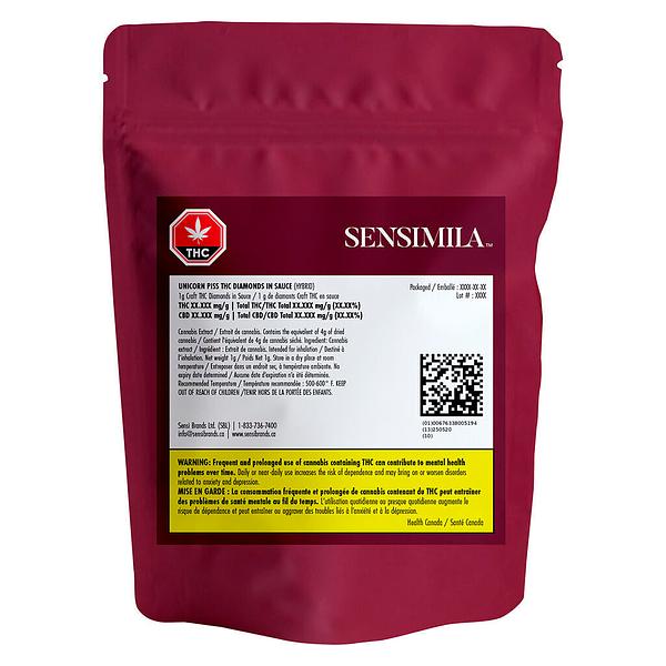 Sensimila - Unicorn Piss Thc Diamonds In Sauce image 3