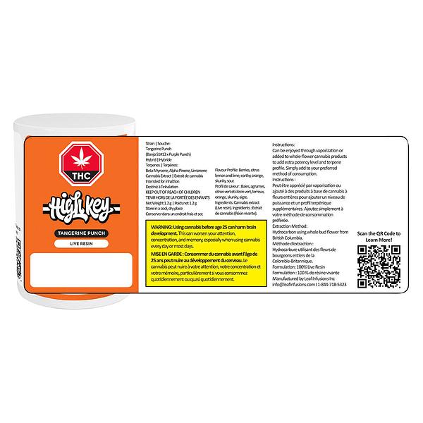 High Key - Tangerine Punch Live Resin image 3