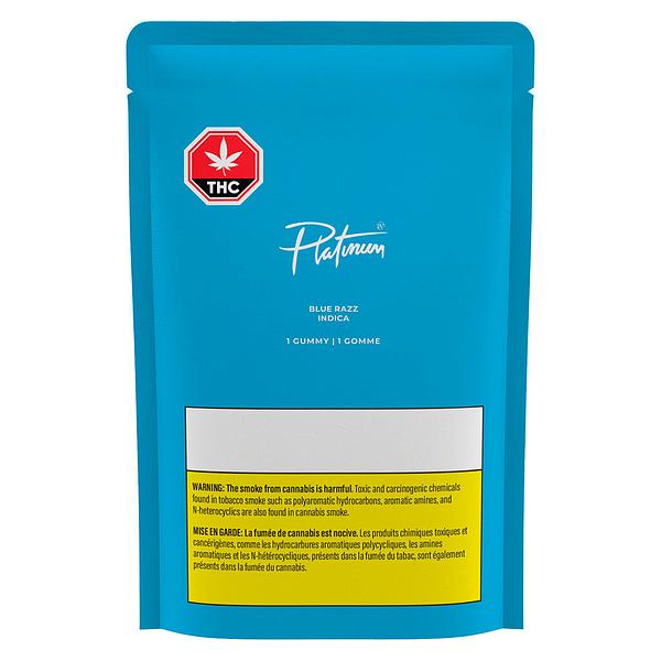 Platinum - Blue Razz Indica Gummy image 2